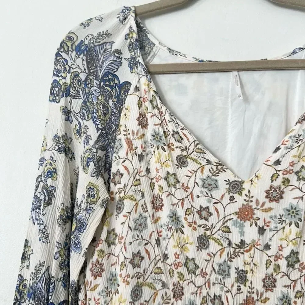 Free People Lucky Loosey Flowy Mini Dress XS
